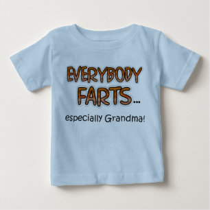 T-shirt Pour Bébé Tout Le Monde Pense Particulièrement Grand-Mère