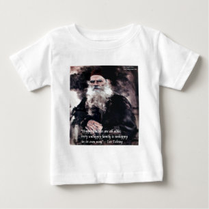 T-shirt Pour Bébé Toutes les familles heureuses se ressemblent, mais