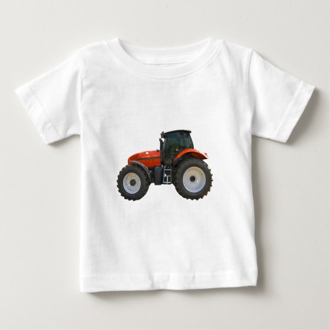 T-shirt Pour Bébé tracteur (Devant)