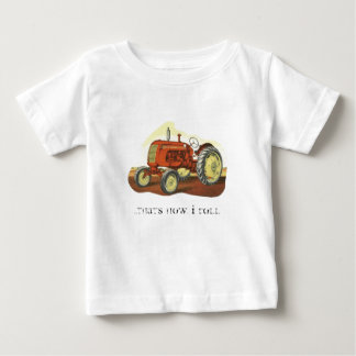 T-shirt Pour Bébé tracteur, ...C'est comme ça que je roule