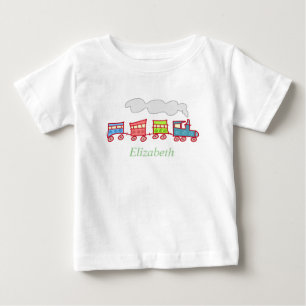 T-shirt Pour Bébé Train Cute Toy
