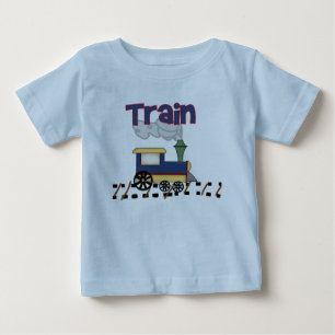 T-shirt Pour Bébé Train sur piste