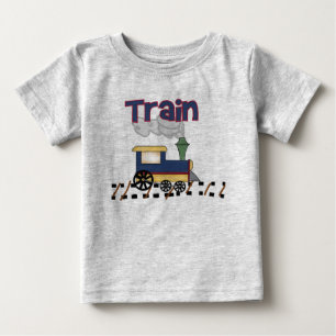 T-shirt Pour Bébé Train sur piste