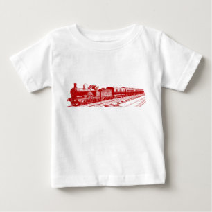 T-shirt Pour Bébé Train vintage - Ruby