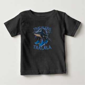 T-shirt Pour Bébé Tralalero Tralala Bootleg Brainrot Mème Italien