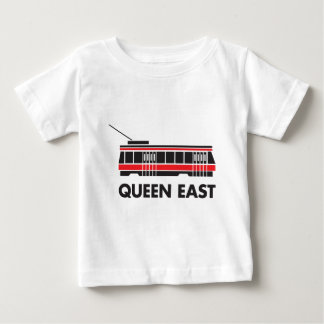 T-shirt Pour Bébé Tramway est de la Reine (Toronto)