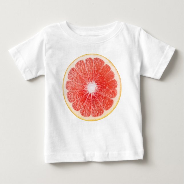 T-shirt Pour Bébé Tranche de pamplemousse (Devant)