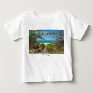 T-shirt Pour Bébé Tranquillité du lac Michigan
