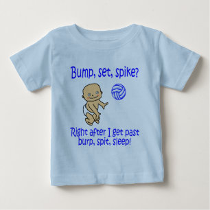 T-shirt Pour Bébé Transitoire réglée de la bosse de VolleyChick