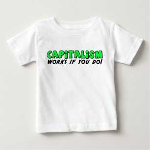 T-shirt Pour Bébé Travaux de capitalisme