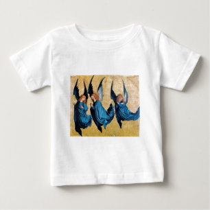 T-SHIRT POUR BÉBÉ TROIS ANGES EN BLEU