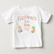Trois fois plus de plaisir Anniversaire rose 