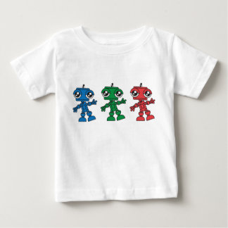 T-shirt Pour Bébé Trois petits robots