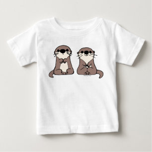 T-shirt Pour Bébé Trouver Dory  Dessin de loutres