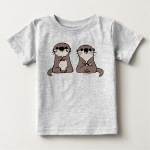 T-shirt Pour Bébé Trouver Dory  Dessin de loutres