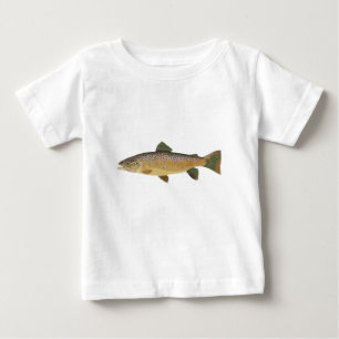 T-shirt Pour Bébé Truite Brown