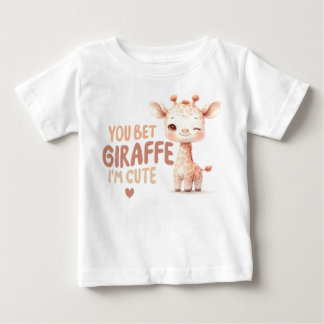 T-shirt Pour Bébé Tu paries que je suis mignon ! Design