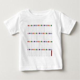 T-shirt Pour Bébé Tubes de Phlebotomy