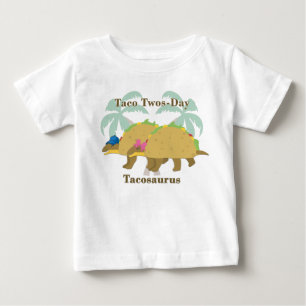 T-shirt Pour Bébé Twin boy/girl Taco Deux jours Anniversaire