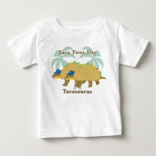 T-shirt Pour Bébé Twin Taco Deux jours 2e anniversaire