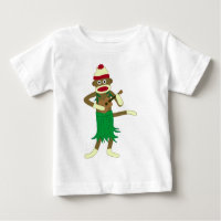 Ukulélé de singe de chaussette
