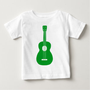 T-shirt Pour Bébé Ukulele - Vert herbe