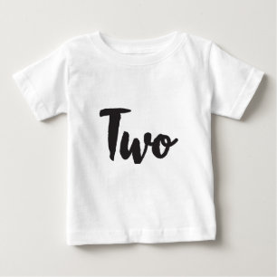 T-shirt Pour Bébé Un 2e anniversaire Deuxième anniversaire Mon 2e a