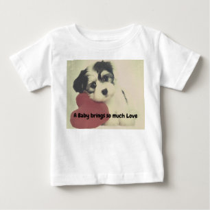 T-shirt Pour Bébé Un bébé apporte