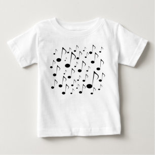 T-shirt Pour Bébé Un bon nombre de notes de musique