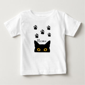 T-shirt Pour Bébé un chat mignon