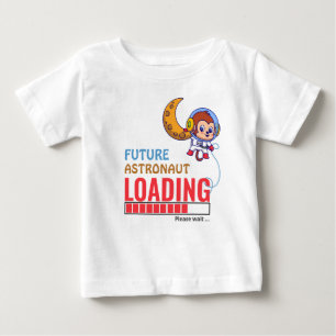 T-shirt Pour Bébé Un futur astronaute charge le singe Anniversaire U