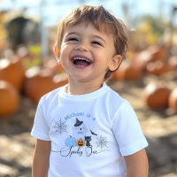 Un joyeux anniversaire Halloween bleu Spooky One