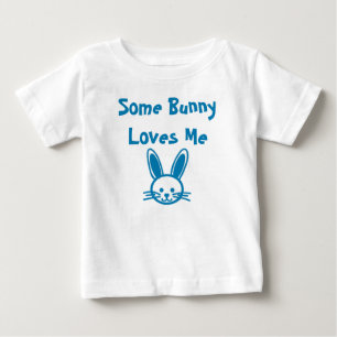T-shirt Pour Bébé Un Lapin M'Aime
