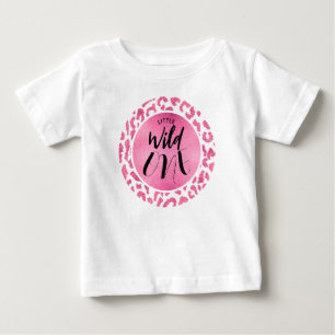 T-shirt Pour Bébé Un léopard rose sauvage