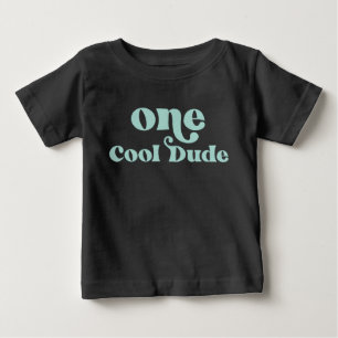 T-shirt Pour Bébé Un mec cool 1er anniversaire