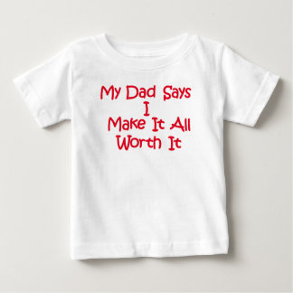 T-shirt Pour Bébé Un papa mignon et drôle qui dit à 6 à 24 mois