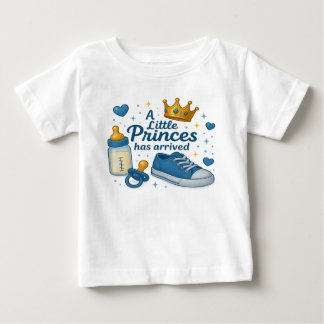 T-shirt Pour Bébé Un Petit Prince Est Arrivé Baby Boy Celebrat