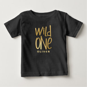 T-shirt Pour Bébé Un premier anniversaire sauvage