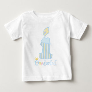 T-shirt Pour Bébé UNE bougie bleue