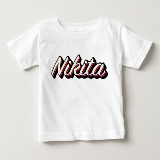 T-shirt Pour Bébé Une conception nommée de logo de NIKITA