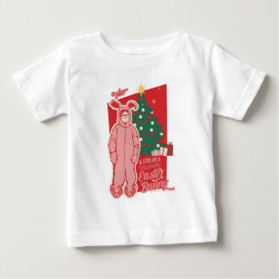 T-shirt Pour Bébé Une histoire de Noël Lapin De Pâques Dérangé