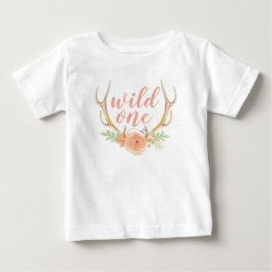 T-shirt Pour Bébé Une pièce en t infantile sauvage