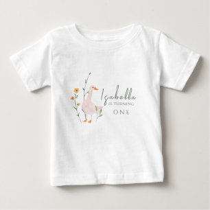 T-shirt Pour Bébé Une sotte fête de l'oie Anniversaire Minimalisme C