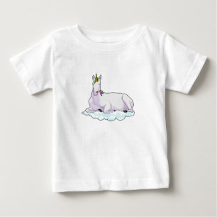 T-shirt Pour Bébé Unicorn on cloud