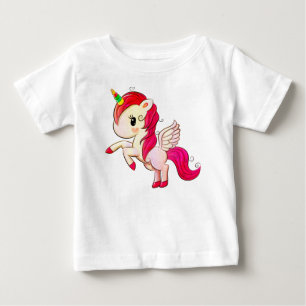 T-shirt Pour Bébé Unicorne