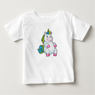 T-shirt Pour Bébé Unicorne avec gros ventre