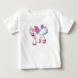 T-shirt Pour Bébé Unicorne avec Wing.PNG
