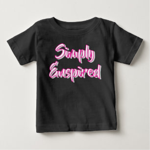T-shirt Pour Bébé Unisex/Fille simple