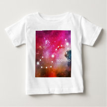 UNIVERS BLEU ROUGE ÉLÉGANT D'AQUARELLE - SCORPION