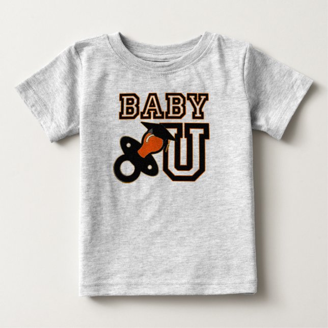 T-shirt Pour Bébé Université de bébé (Devant)